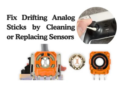 Fix Drifting Analog Sticks by Cleaning or Replacing Sensors