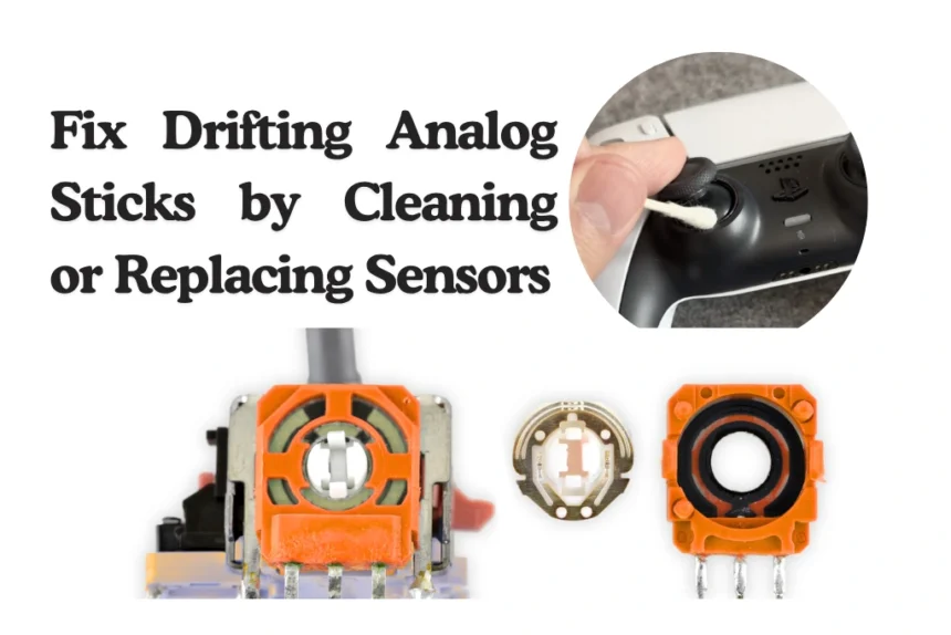 Fix Drifting Analog Sticks by Cleaning or Replacing Sensors