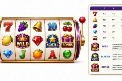 Understand slot symbols, wilds, scatters, bonus features, and paytables to learn how reels work without confusing visuals with winning chances.