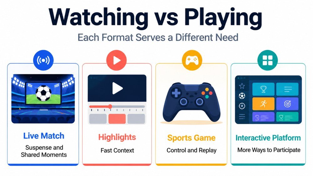 Fan Who Plays And The Fan Who Watches Are Usually The Same Person